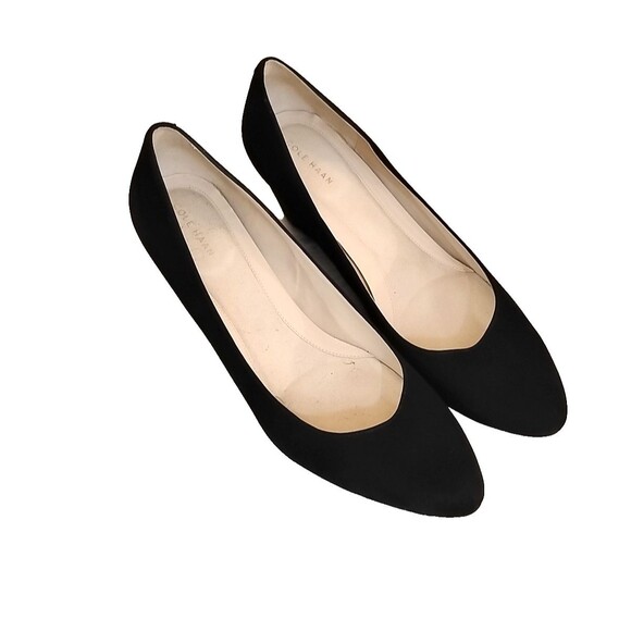 Cole Haan Womens 11 B Black Saude Wedge Heels Slip On 2.5 Heels - Picture 4 of 9